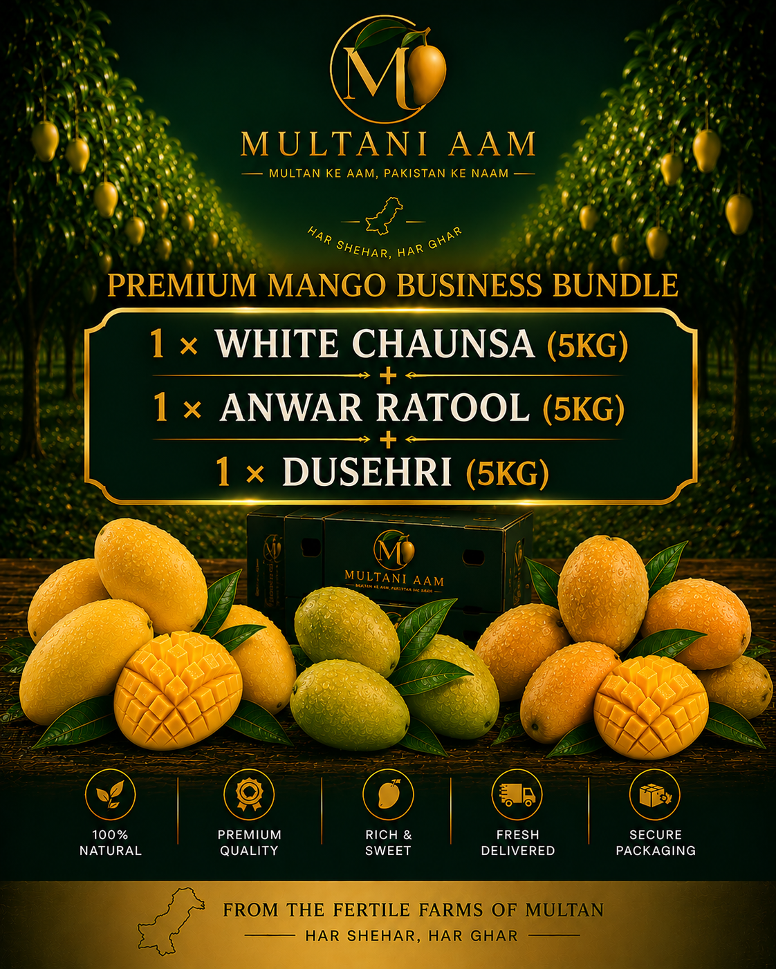 Triple Variety Mango Box